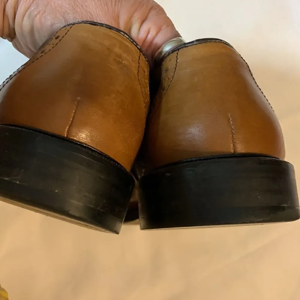 Aston Grey Ashbery Suze 12 two-tone brown/tan oxfords